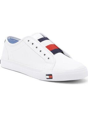 Tommy Hilfiger Women's Anni Slip-On Casual Sneakers - White - Size 10